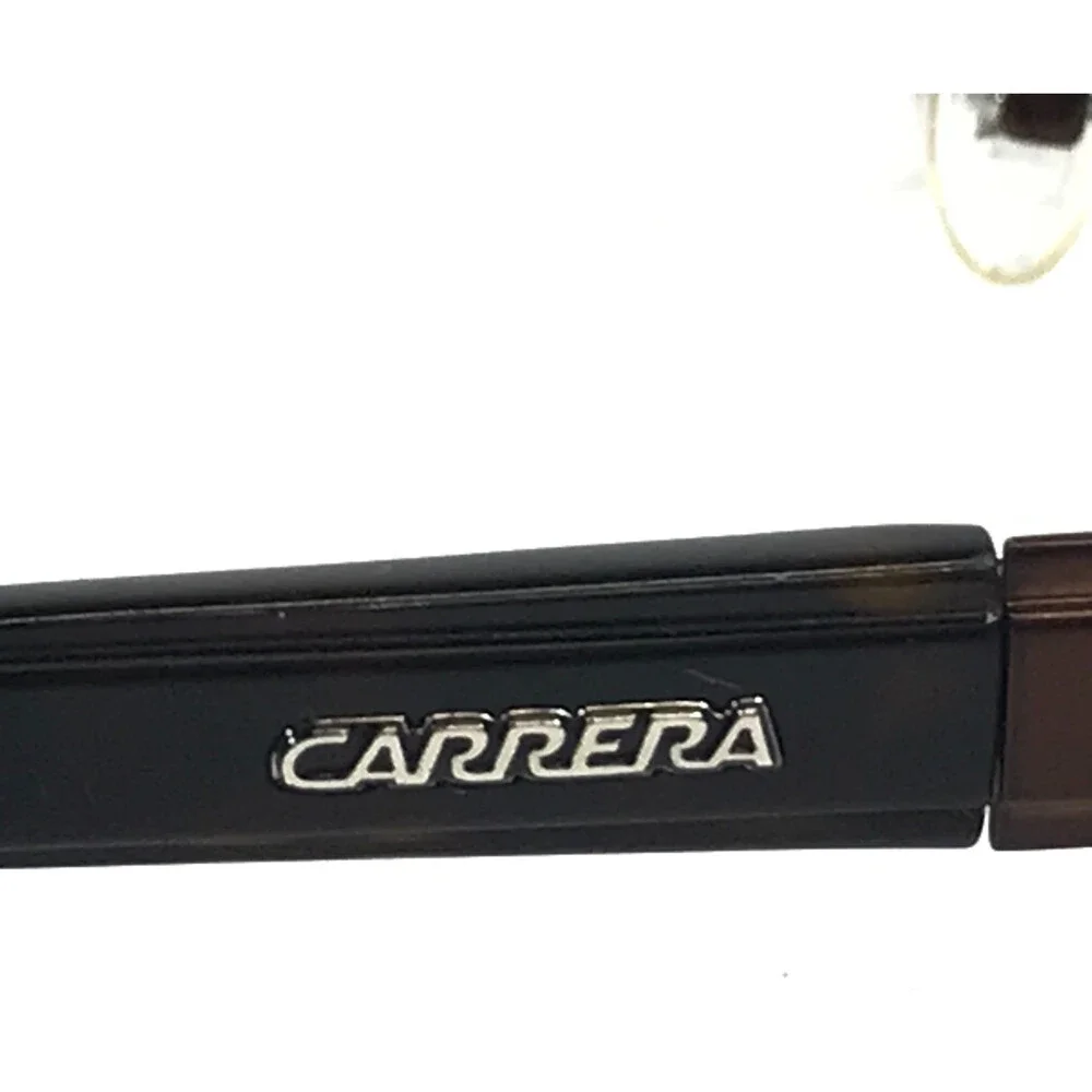 Carrera Eyeglasses Frames CA7586 1P5 Matte Brown Rectangle Wire Rim 54-18-140
